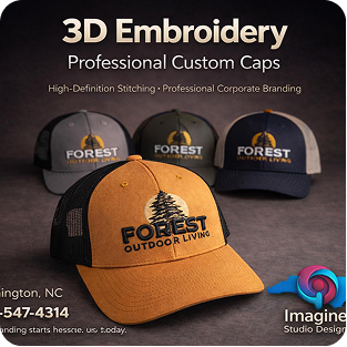 Professional custom embroidered caps